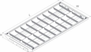 OS VIP V/R or R-mm Series (Recessed T-Bar) - YLI Industry OS VIP V/R or R-mm Series (Recessed T-Bar) - YLI Industry